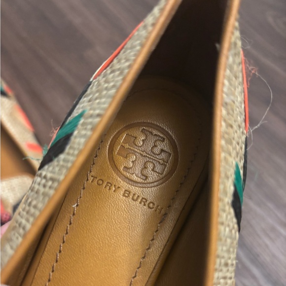 Tory Burch Women's Multicolor Woven Loafers - Picture 3 of 4